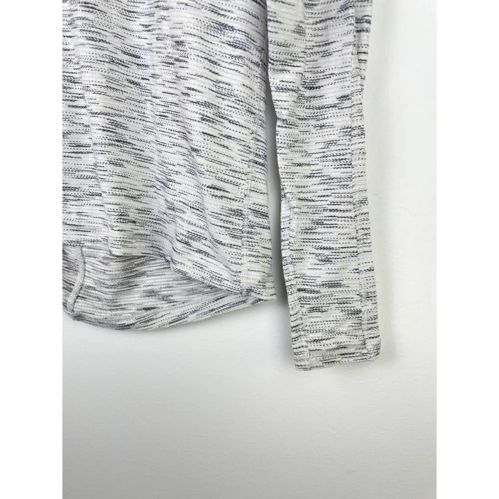 Lululemon Spacedye Black/White Long Sleeve Shirt - Image 2