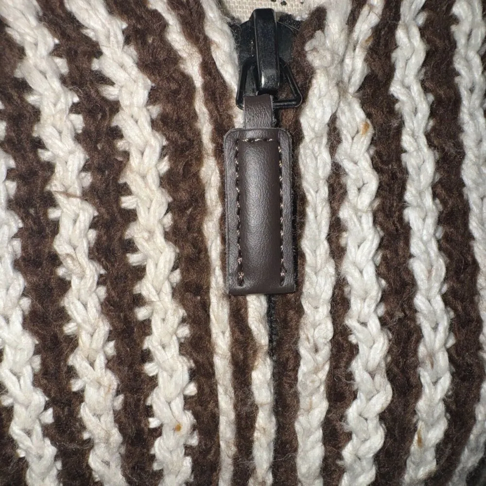 Urban Outfitters Southwestern Aztec Western Zip Cardigan Sweater Cozy Warm - Image 4