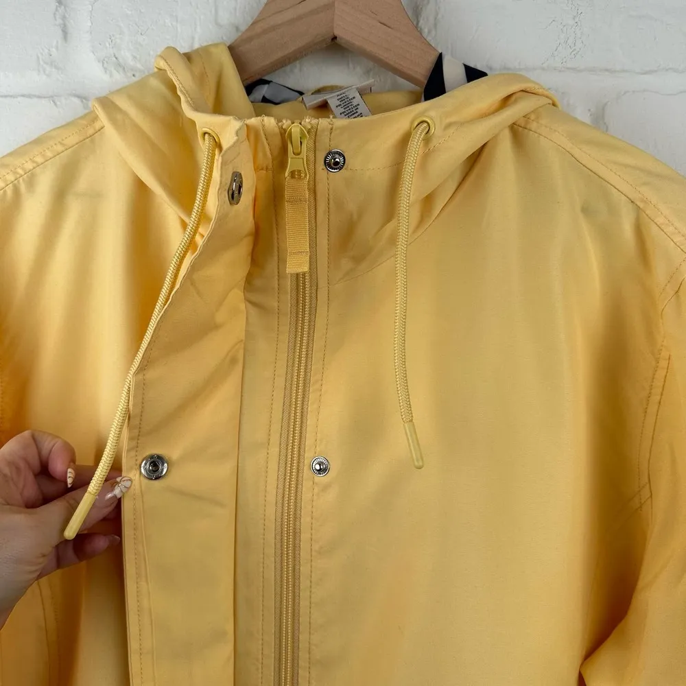 St. John's Bay Water Resistant Lightweight Anorak Yellow Jacket XXL - Image 4
