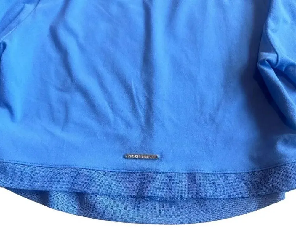 Gymshark by Whitney Simmons Blue Crop Top Shirt Long Sleeve Size Large Women's - Image 9