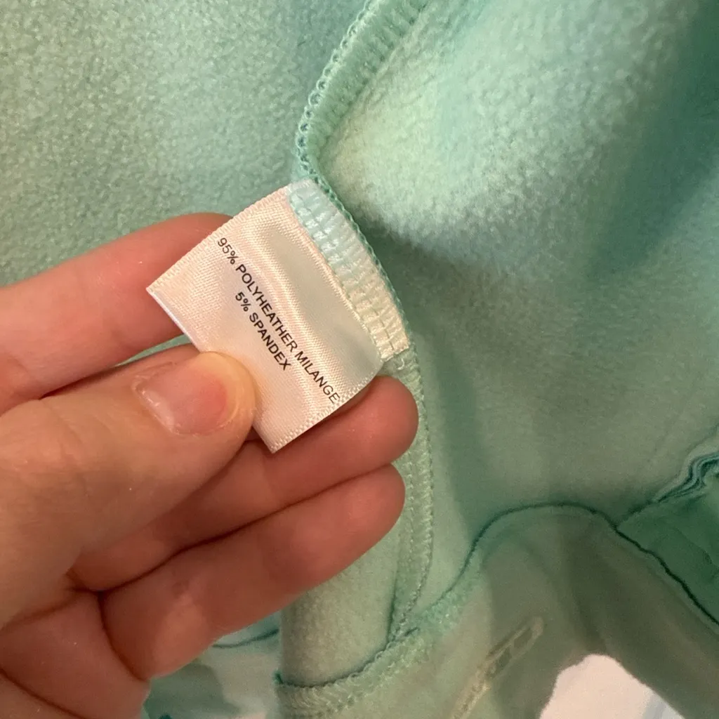 Peter Millar Element Warmth Full Zip Fleece Jacket Blue Mint Medium - Image 8