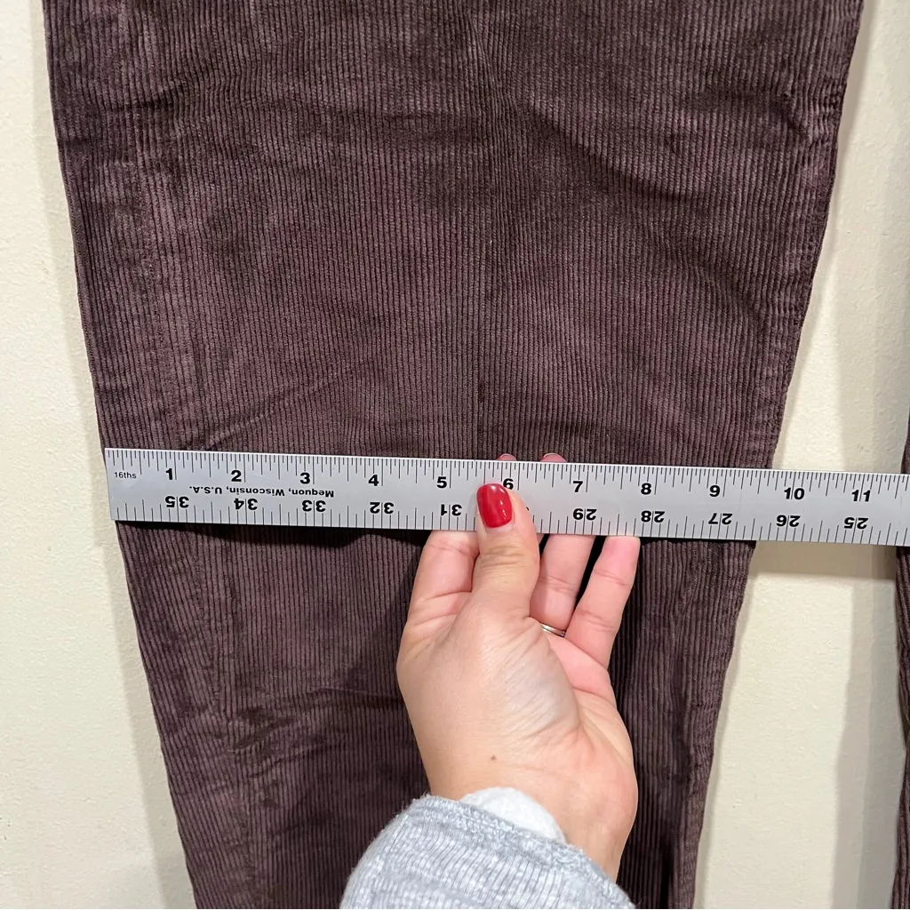 NWT Madewell  The Curvy Balloon Pant in Corduroy
Color Dark Carob size 25 - Image 7