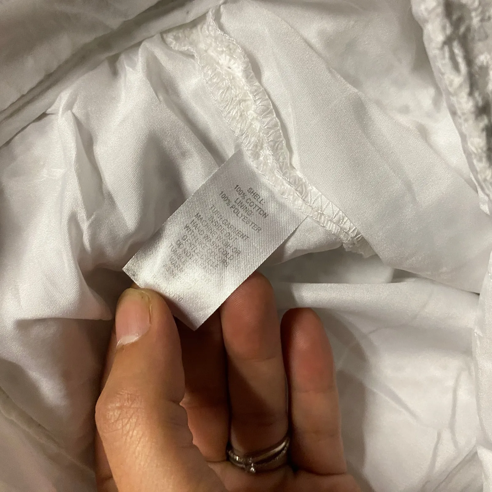 St. Tropez West White Eyelet Embroidered Pencil Straight Skirt Women's Size 6 - Image 6