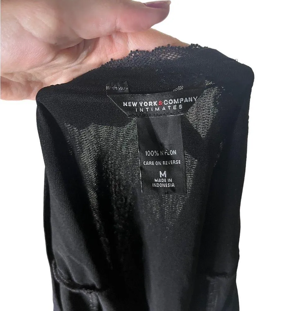 Sheer Y2K Black Lace Tank M Size M - Image 4