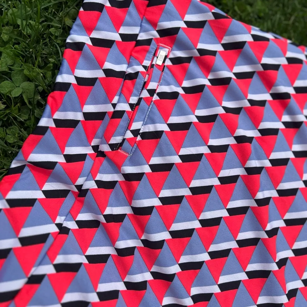 Tail White Label Bright Colored Triangular Pattern Tennis Golf Skort NWOT Pink Size M - Image 7