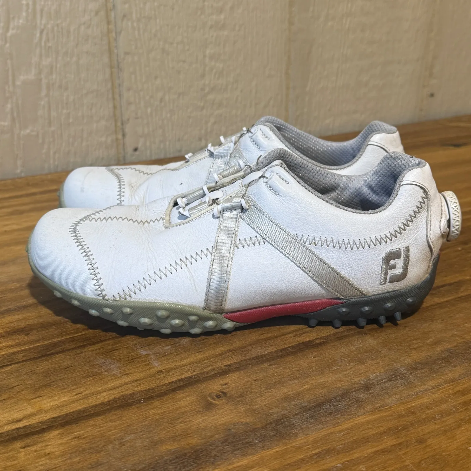 FootJoy FJ Womens Golf Shoes White Boa Closure System Size 6.5 M - Image 3