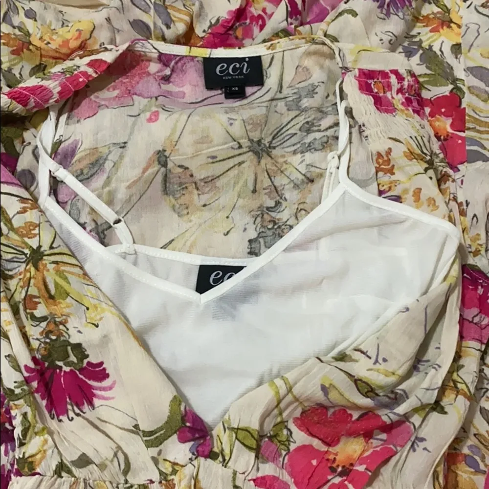 ECI Floral Maxi Dress. Size XS - Image 10