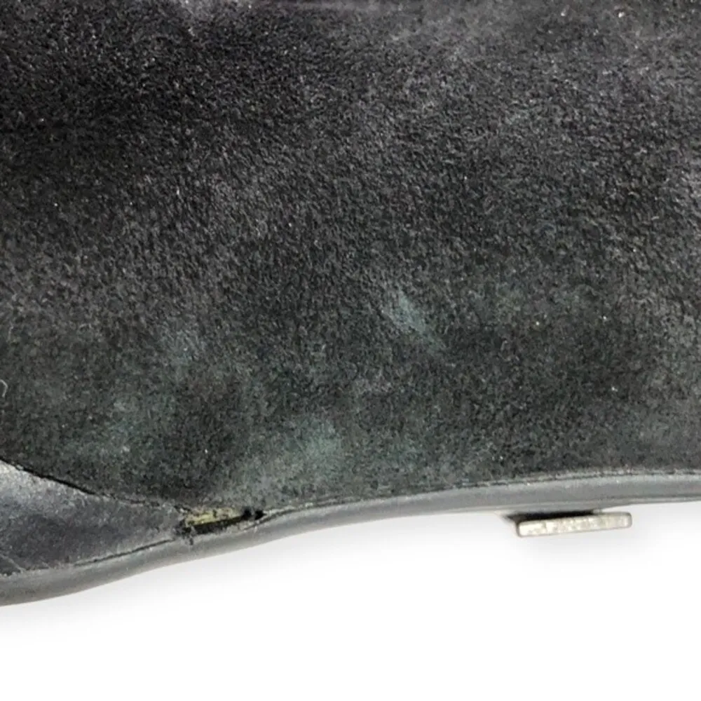 UGG Pure Scarlet Suede Leather Shearling Cuffs Foldover Women’s Ankle Boots - Image 12