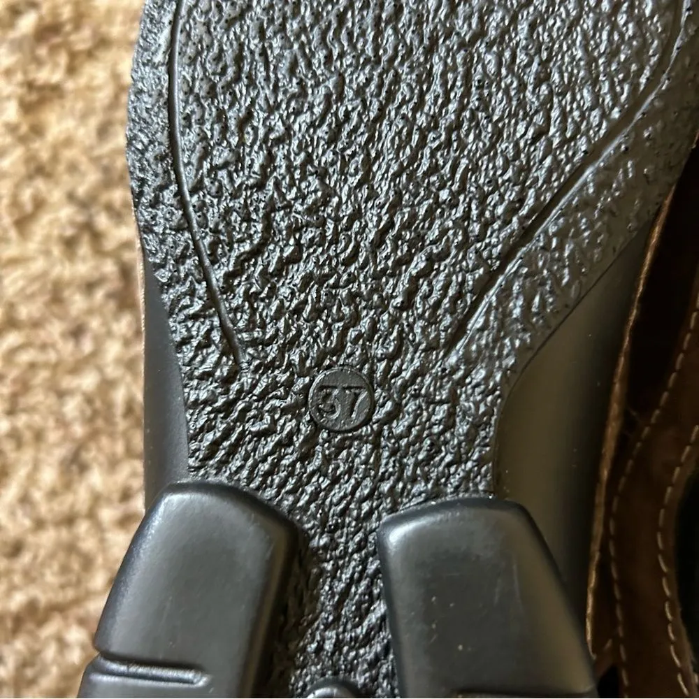 Wolky Liana Comfort Strappy Adjustable Brown Sandals Size 37 US 6 - Image 10