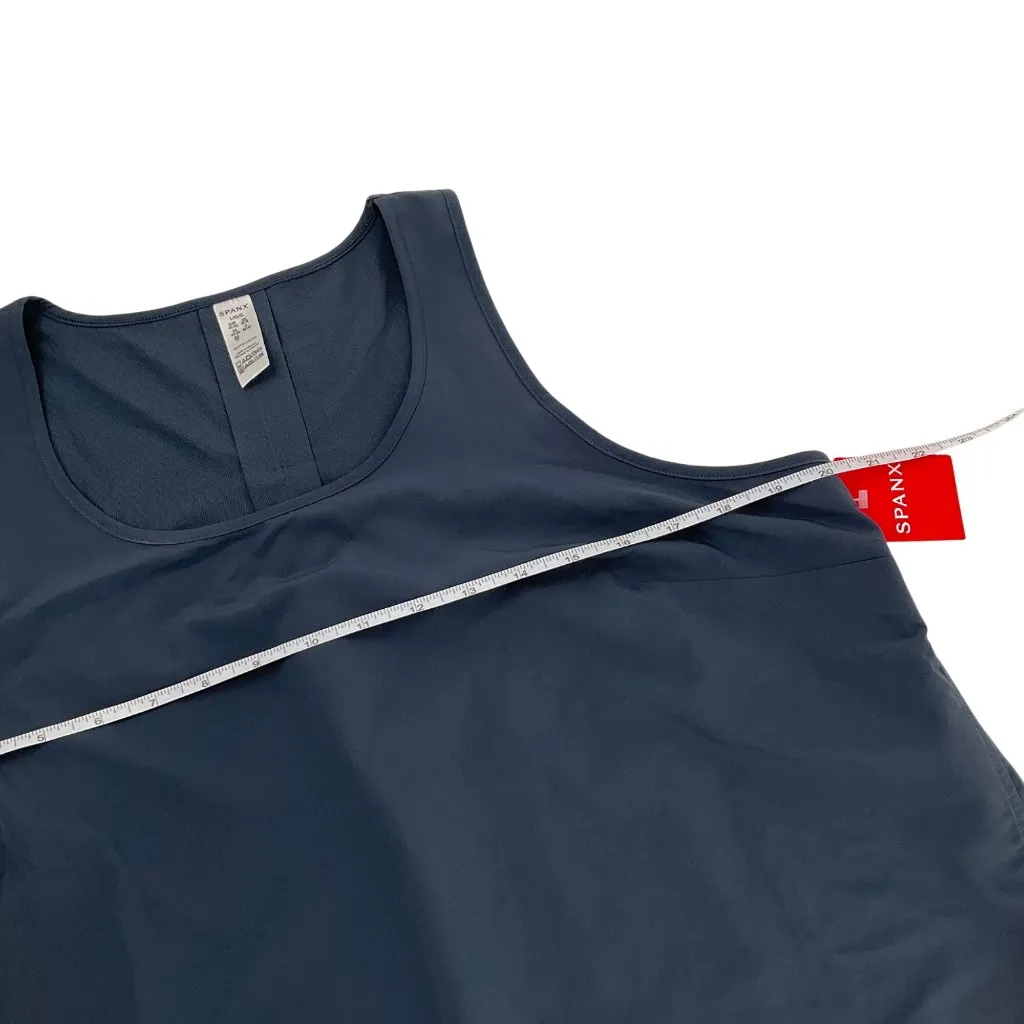 Spanx Womens Relaxed Fit Blue gray Tank Top Size L Polyester Blend layer Classic - Image 7