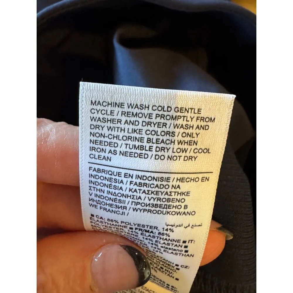 Athleta Pants‎ Women 0 Navy Blue Brooklyn High Rise Ankle Athleisure Athletic - Image 11