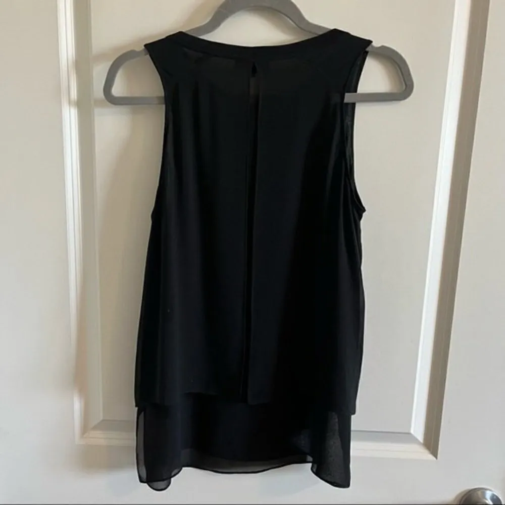 RAG & Bone Daria Layered Sleeveless Top, Caviar - Image 7