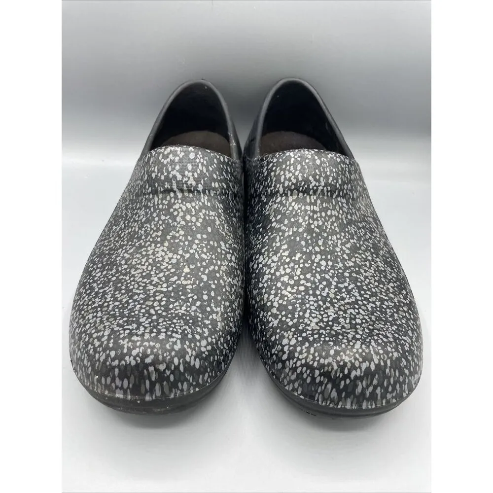 Crocs Neria Pro II Speckled Black Slip Resistant‎ Women’s Shoes Comfort Size 10 - Image 2