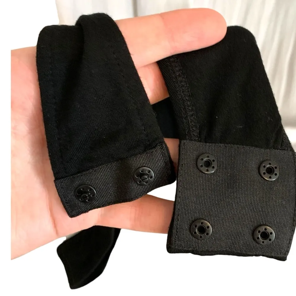 Paige Saffron Satin Silver White Gray tie plunge neck bodysuit long sleeve top - Image 10