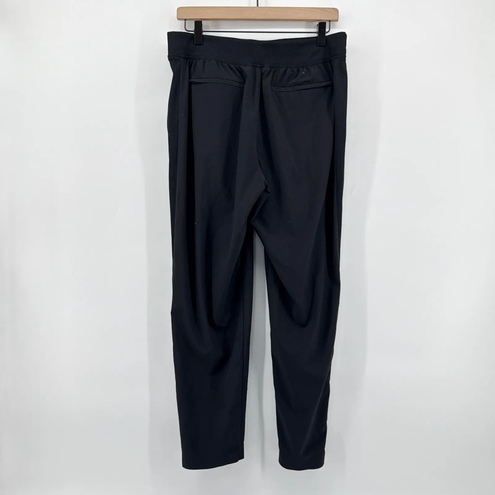 Athleta Brooklyn Ankle Pant Black Athletic Stretch Waist Women Size 12 - Image 9