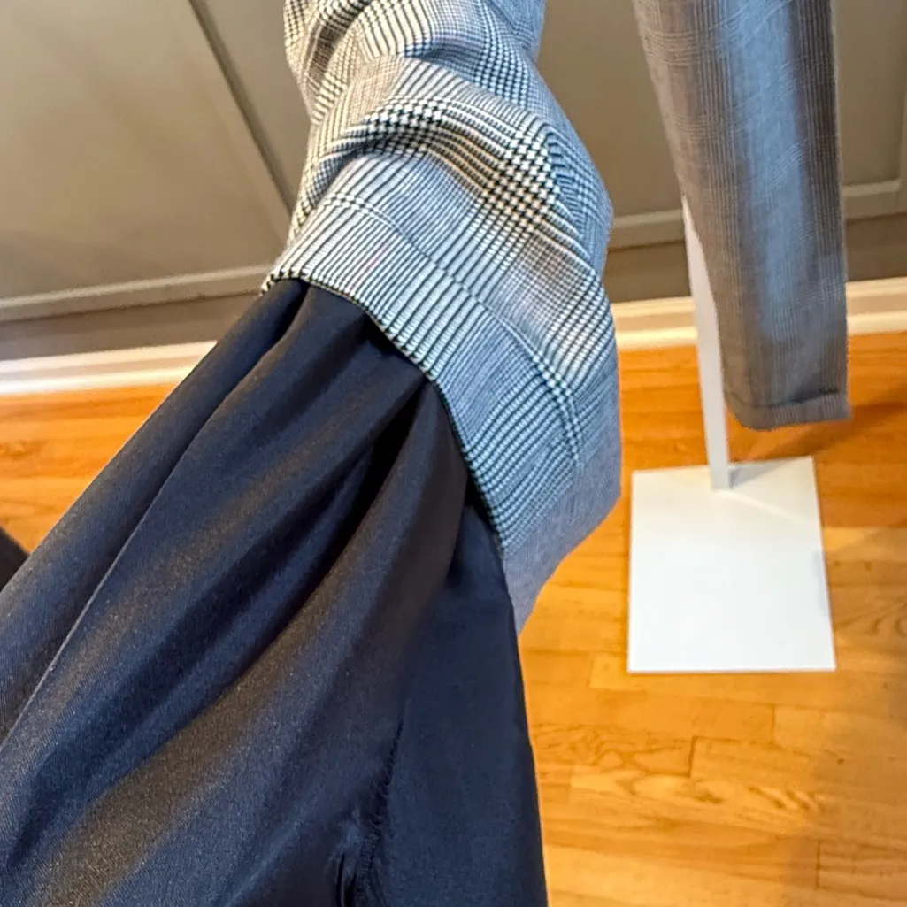 TALBOTS Womens Gray Wool Lined High Waisted Pleated Dress Pants Size 10 NWT - Image 5