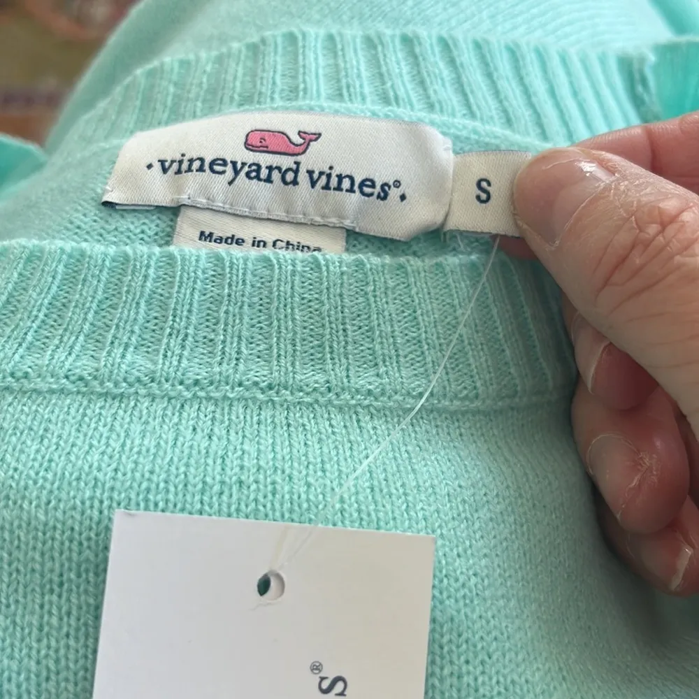 Vineyard Vines Crystal Blue Relaxed Cotton Sweater - Image 4