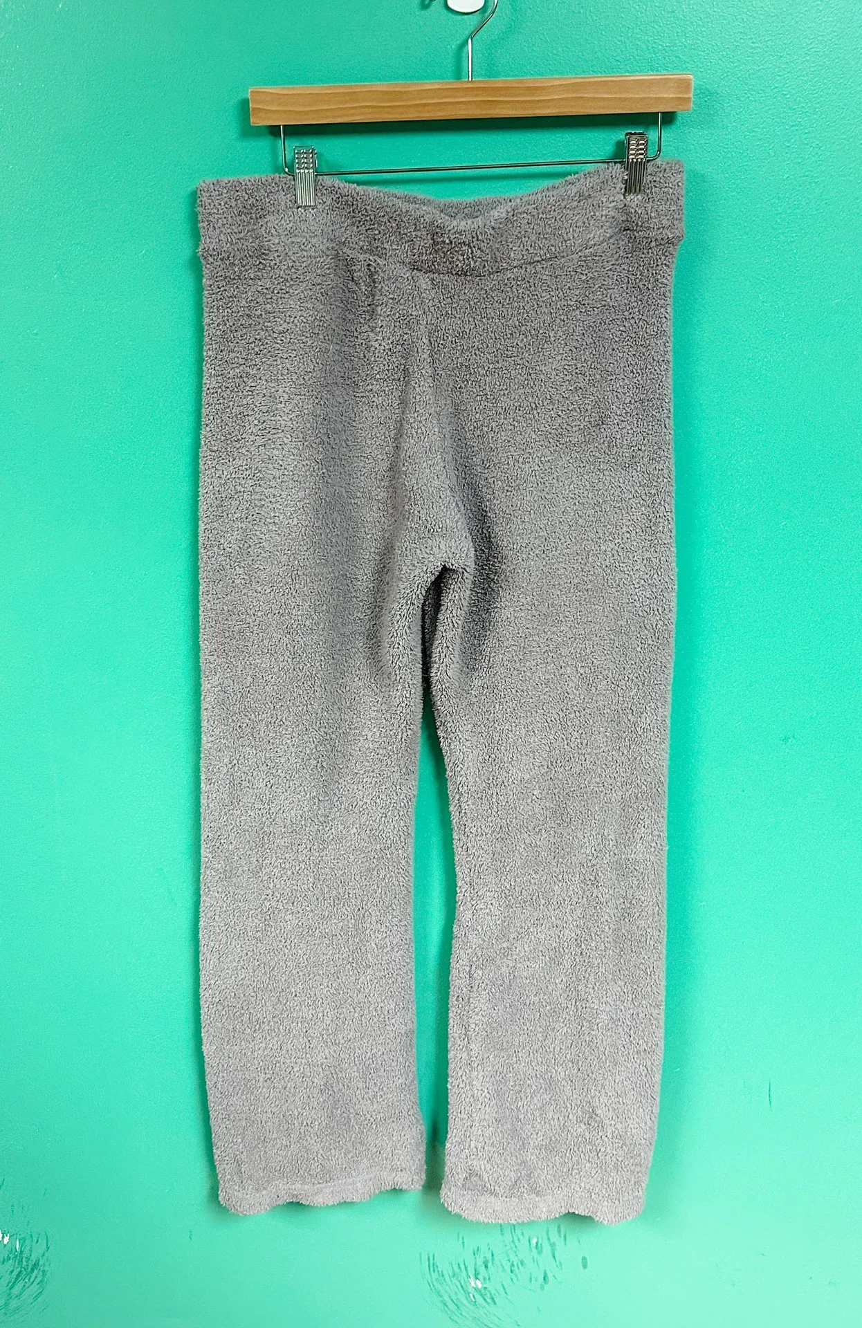 PINK Victoria’s Secret Purple Sherpa Flared Lounge Pants - Image 5