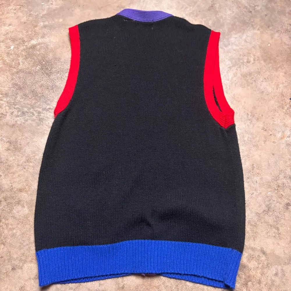 Vintage 80’s Cheryl Tiegs Sweater Vest Black Size M - Image 6
