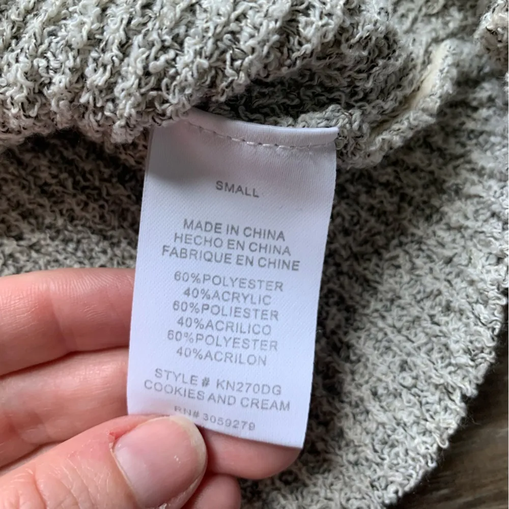 Thread & Supply Light Gray Knit Tank Top S - Image 3