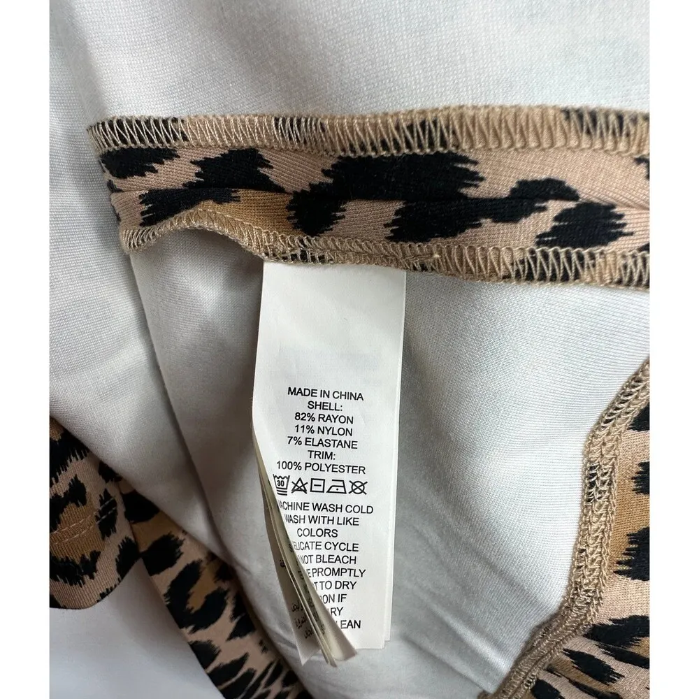 Kate Spade fit and flare cheetah print preppy dress designer pockets comfort - Image 6