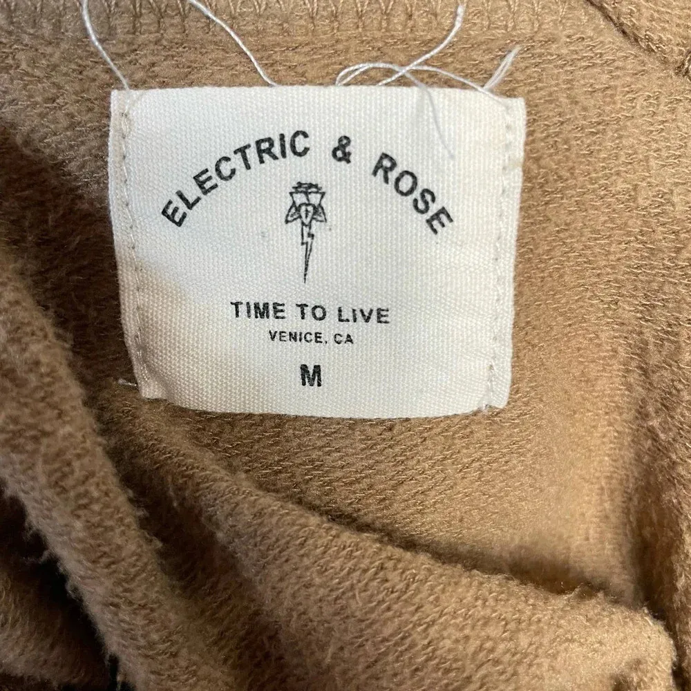 Electric‎ & Rose Melrose Micromodal Hoodie Honey Tan Brown Size Medium - Image 7
