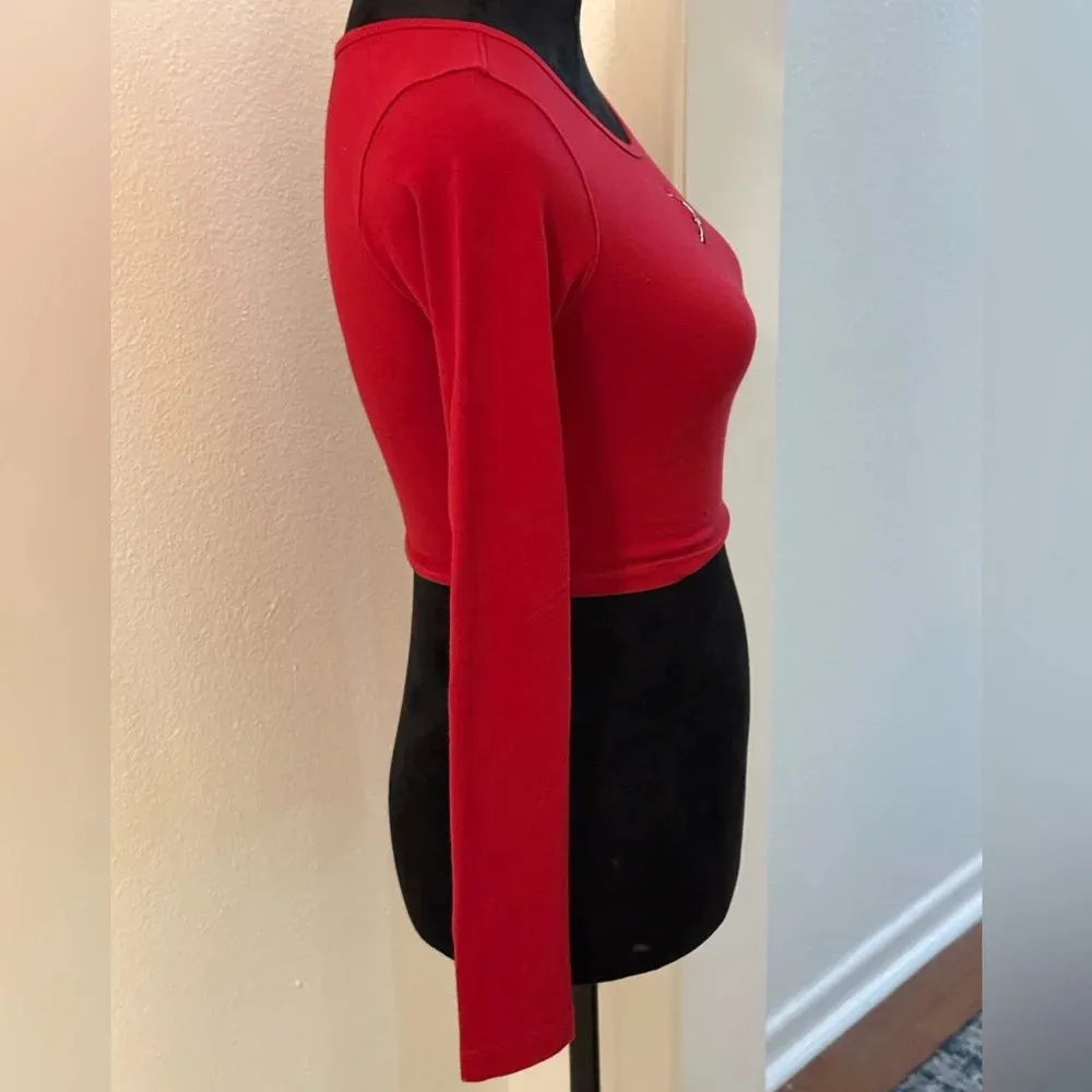 Jordan Tight Fit Cropped Top Long Sleeve - Image 2