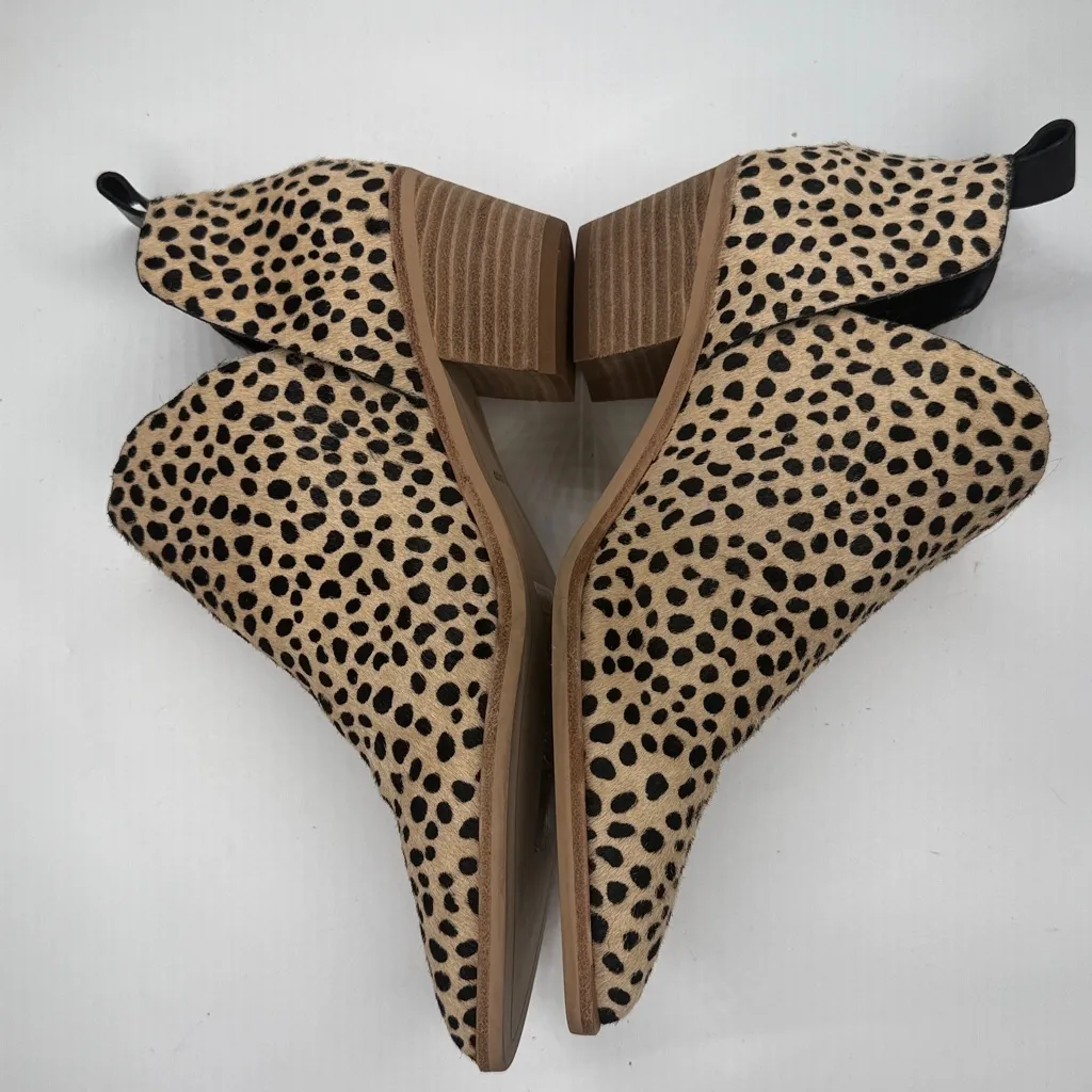 Dolce Vita Santo II Animal Print Heel Booties Boots S-462 Sz 8 - Image 4