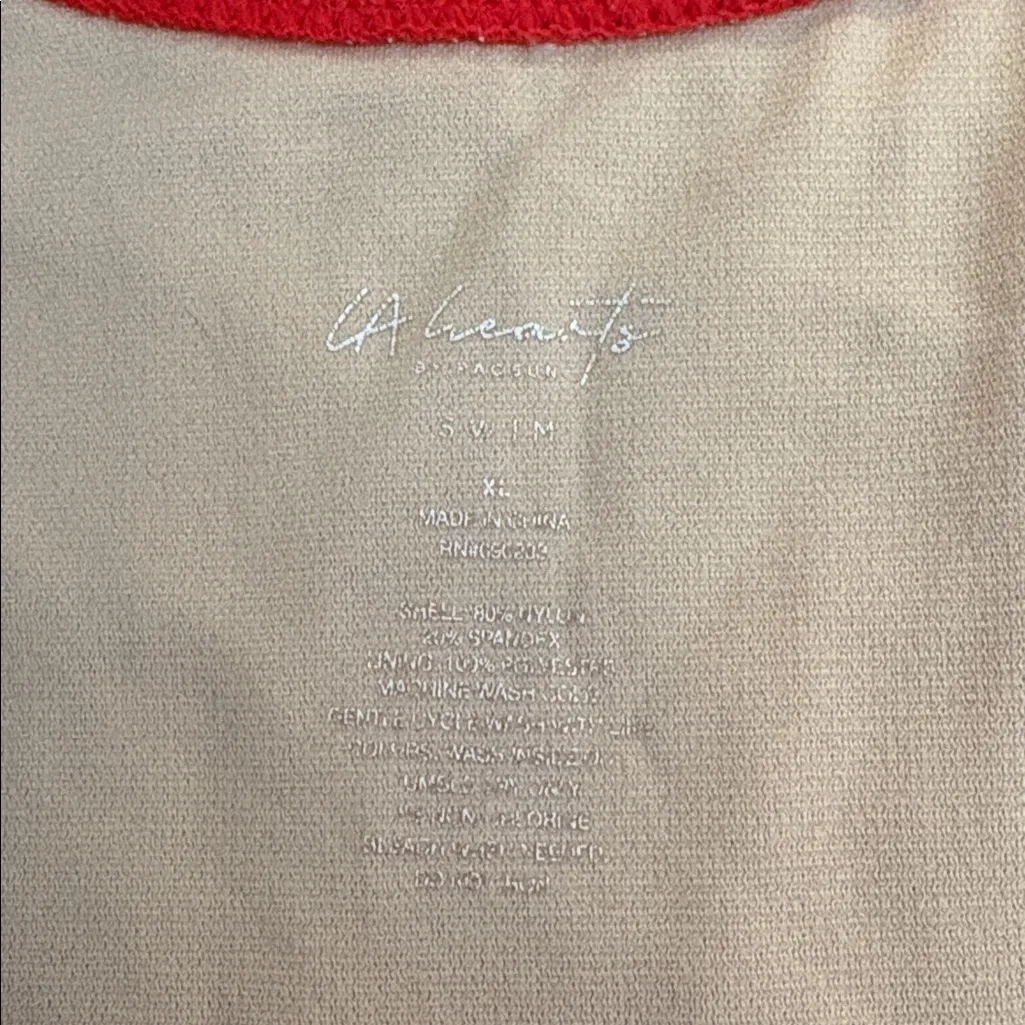 La Hearts Red Bikini Bottom - Image 2