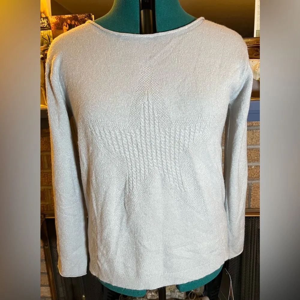 Wit & Wisdom Sweater (sold at Nordstrom’s) Gray Size L - Image 2