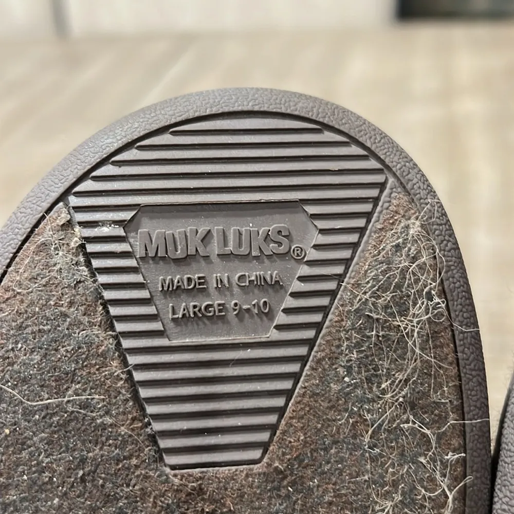 MUK LUKS Amira Slipper Boots with Furpa Lining in EUC Brown Size undefined - Image 6