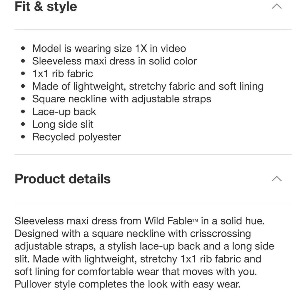 Women's Midi Spaghetti Strap Lace-Up Back Dress Red Wild Fable XXL NWT - Image 4