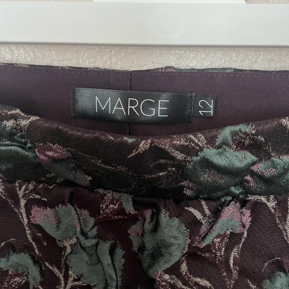 NWT MARGE Clothing Elise Textured Jaquard Pencil Skirt Silk Size 12 Women’s - Image 5