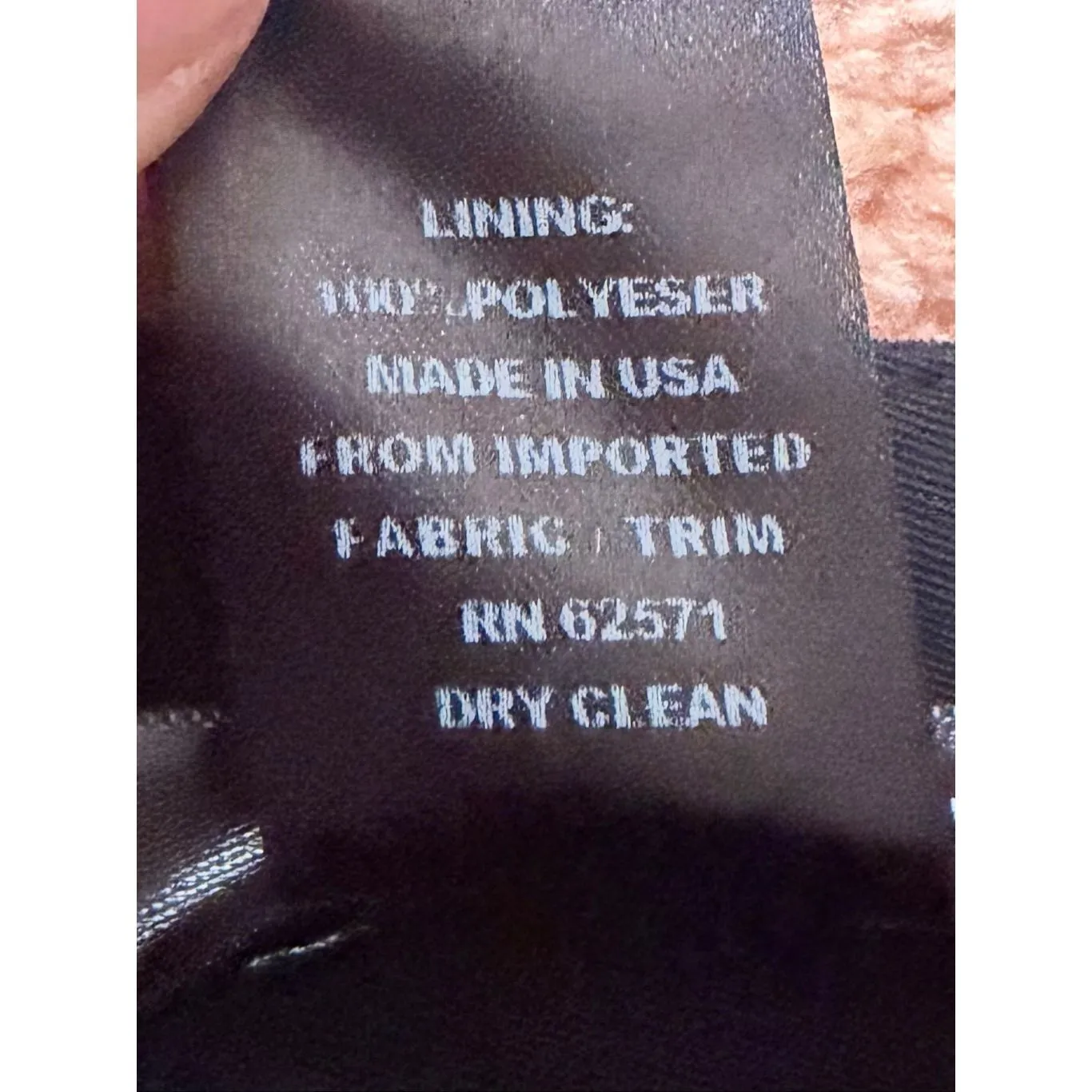 AQUA Black Skort Skirt Shorts Size L Lined Back Zip Made in USA - Image 3