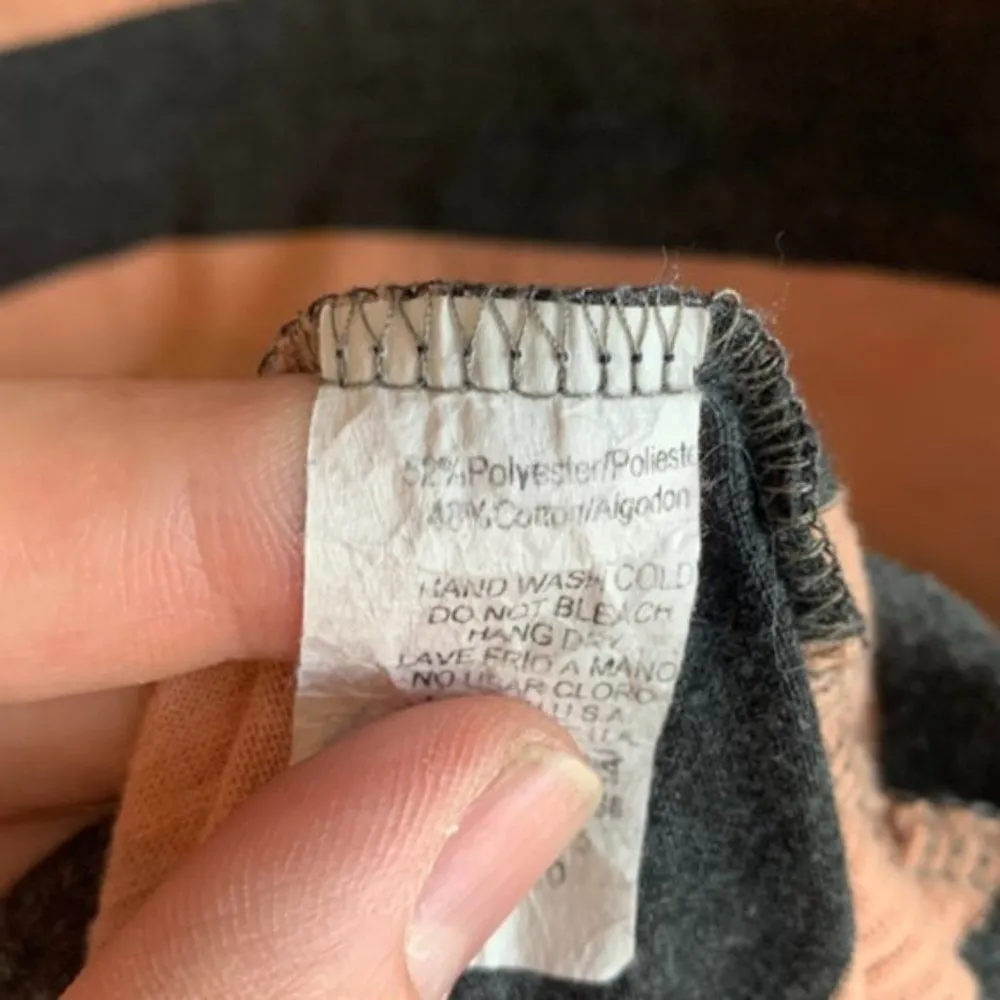 Promesa Coral & Navy Striped Short Sleeve Shirt - Image 8