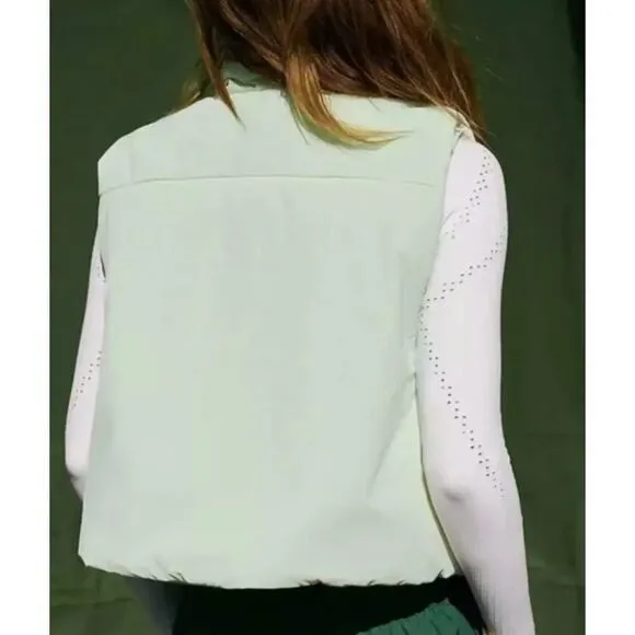 New! Free People Movement‎ Sight Seein’ puffer vest in mint green, size S - Image 3