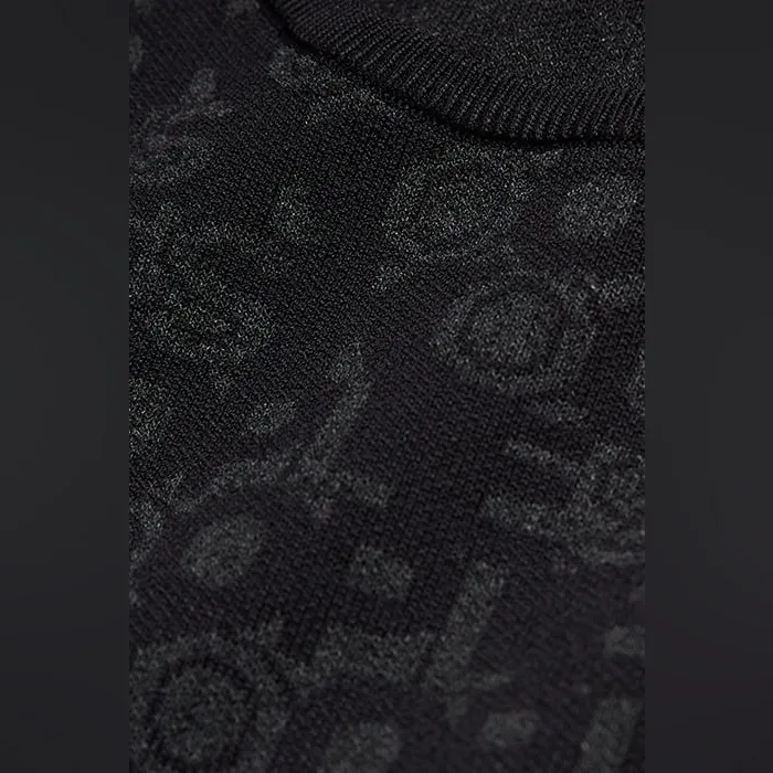 THE KOOPLES 
Robe jacquard logo all over black dark grey - Image 6
