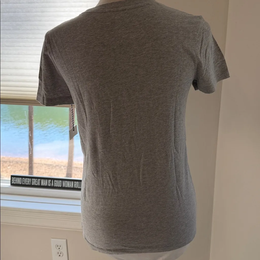 NWT 1901 Heather Gray  Sparkle, Twinkle, Happy & Joy Festive Tee, Small - Image 4