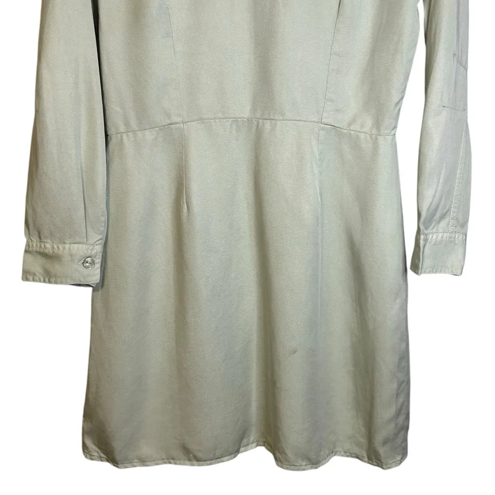 Young‎ Fabulous & Broke YFB Sage Green 100% Tencel Shirt Dress Womens S NWT Boho - Image 7