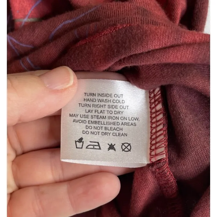 Sunset Cove Womens 2X Tie Dye 3/4 Sleeve Graphic Boho Beach Travel Vacation‎ Size XXL - Image 5