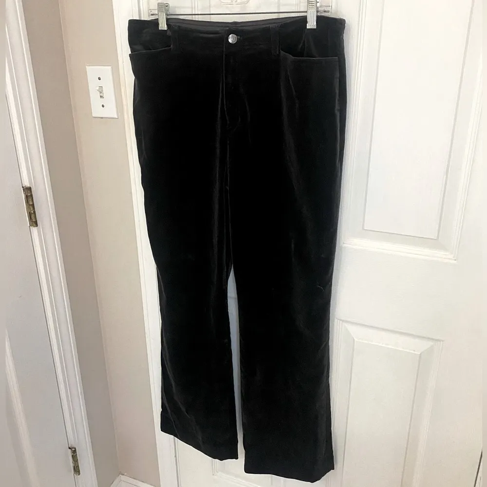 Ralph Lauren Charcoal Grey Velvet Pants - Image 2