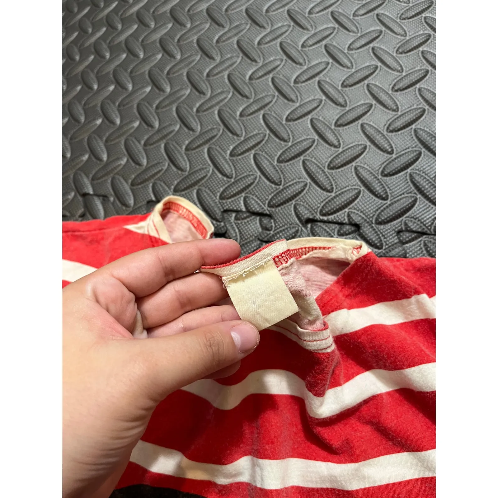 RARE Vintage Mickey‎ Mouse Disney Single Stitch Nigh Gown Shirt AOP OS Red Size L - Image 2