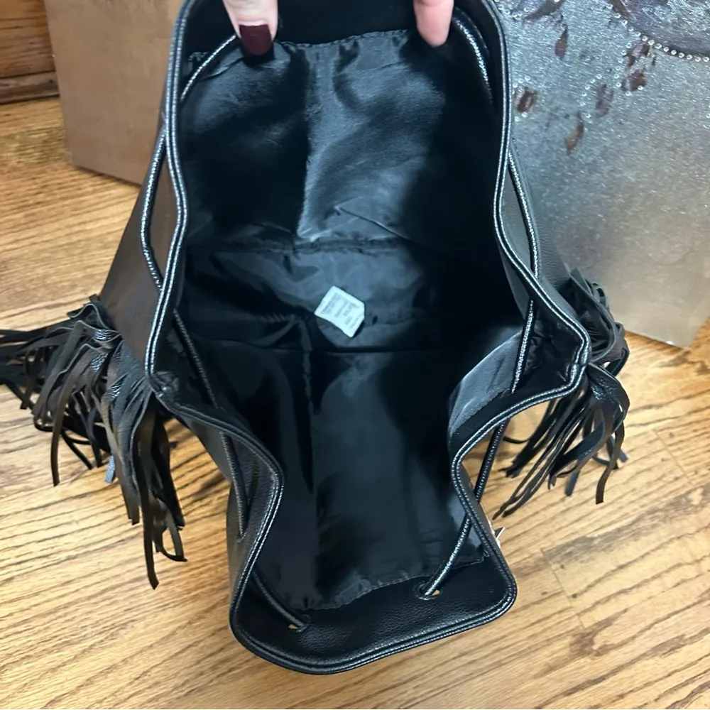 Victoria’s Secret | Faux Leather Fringe Backpack - Image 9