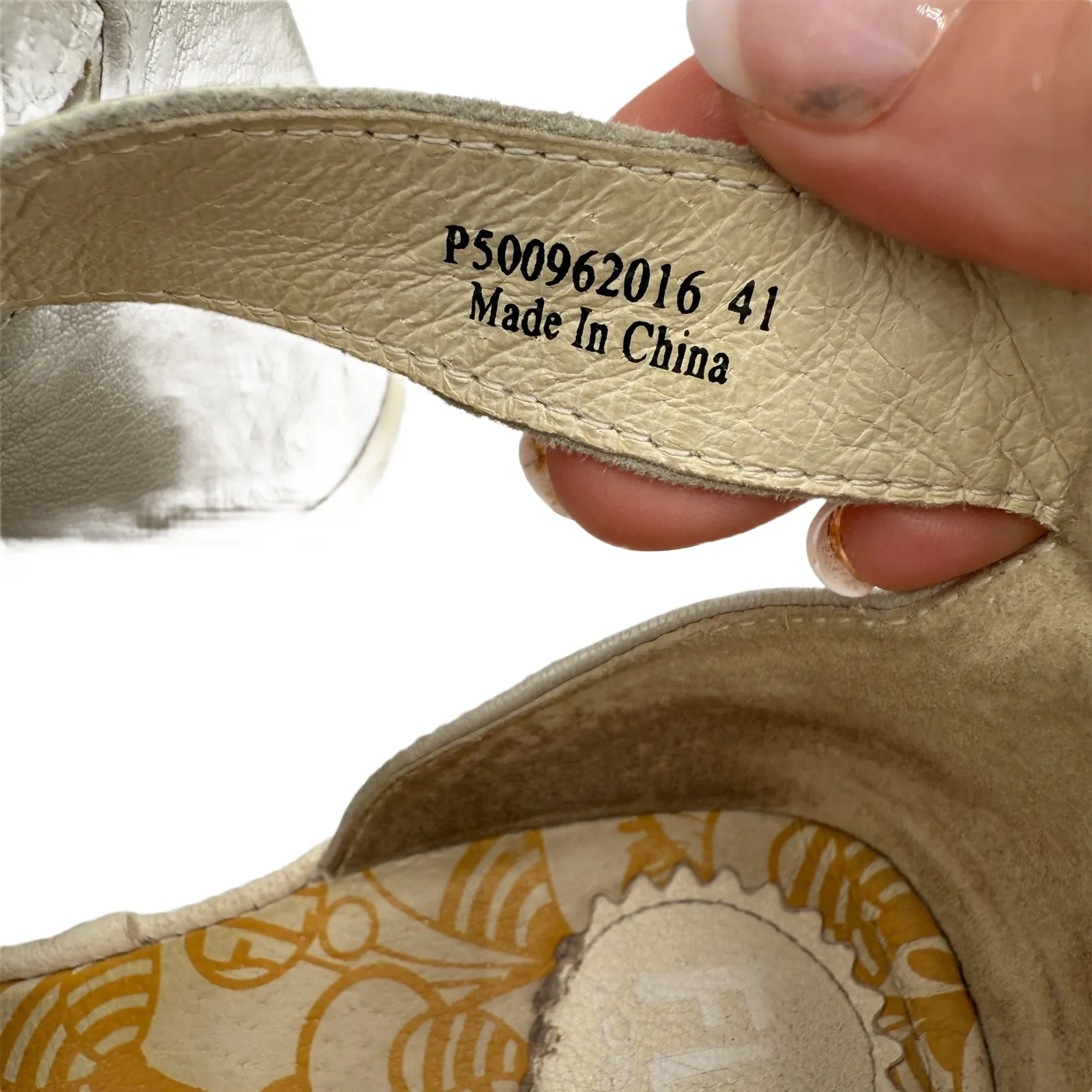 Fly London Yall Cupido Cutout Perforated Leather Heels Size 41 / 10 - 10.5 - Image 5