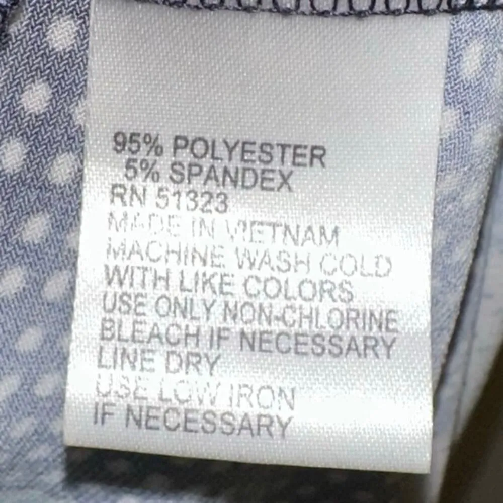 Preston & York V Neck Patchwork Belted Tie Front Dress - Image 4