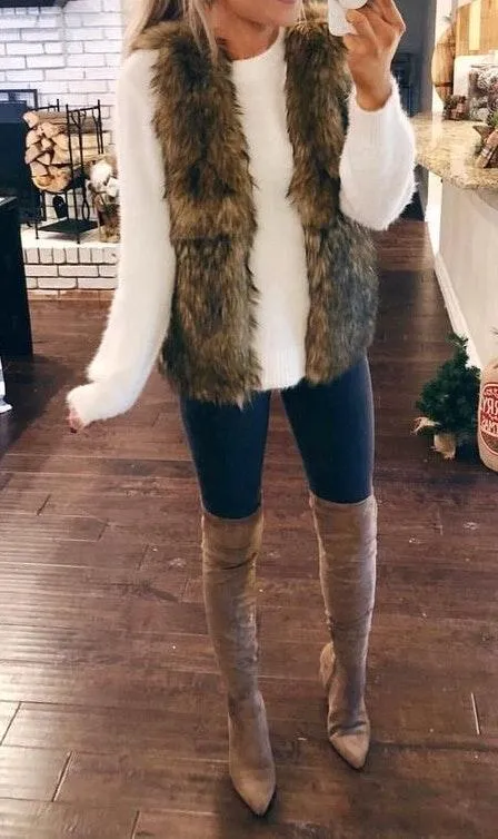 Cato Fur Vest - Image 2