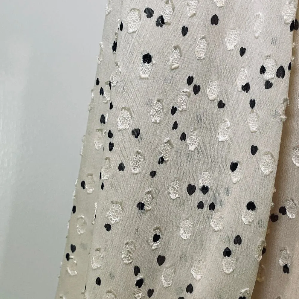 Rachel Zoe Floral Blouse - Women Size M - Cream and Black - Image 5