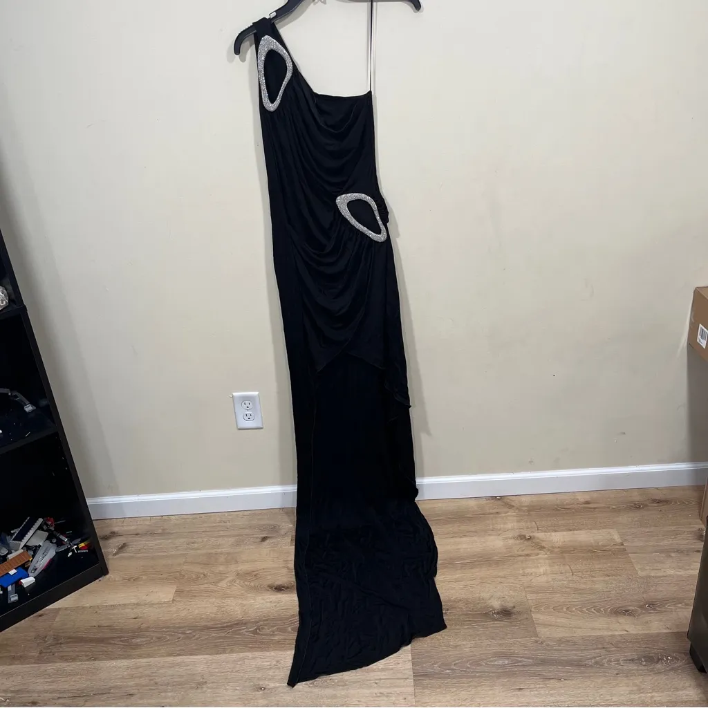 NWT David Koma David Koma Asymmetric Cutout Dress black size 12 - Image 3