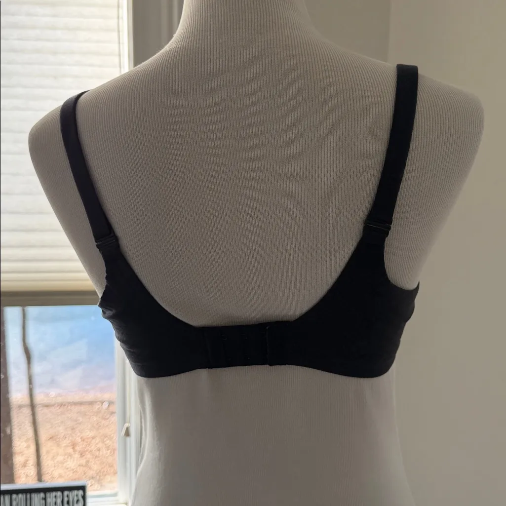 Tommy John Second Skin, Lightly Lined Wireless Black Bra, 36C, EEUC Size undefined - Image 4
