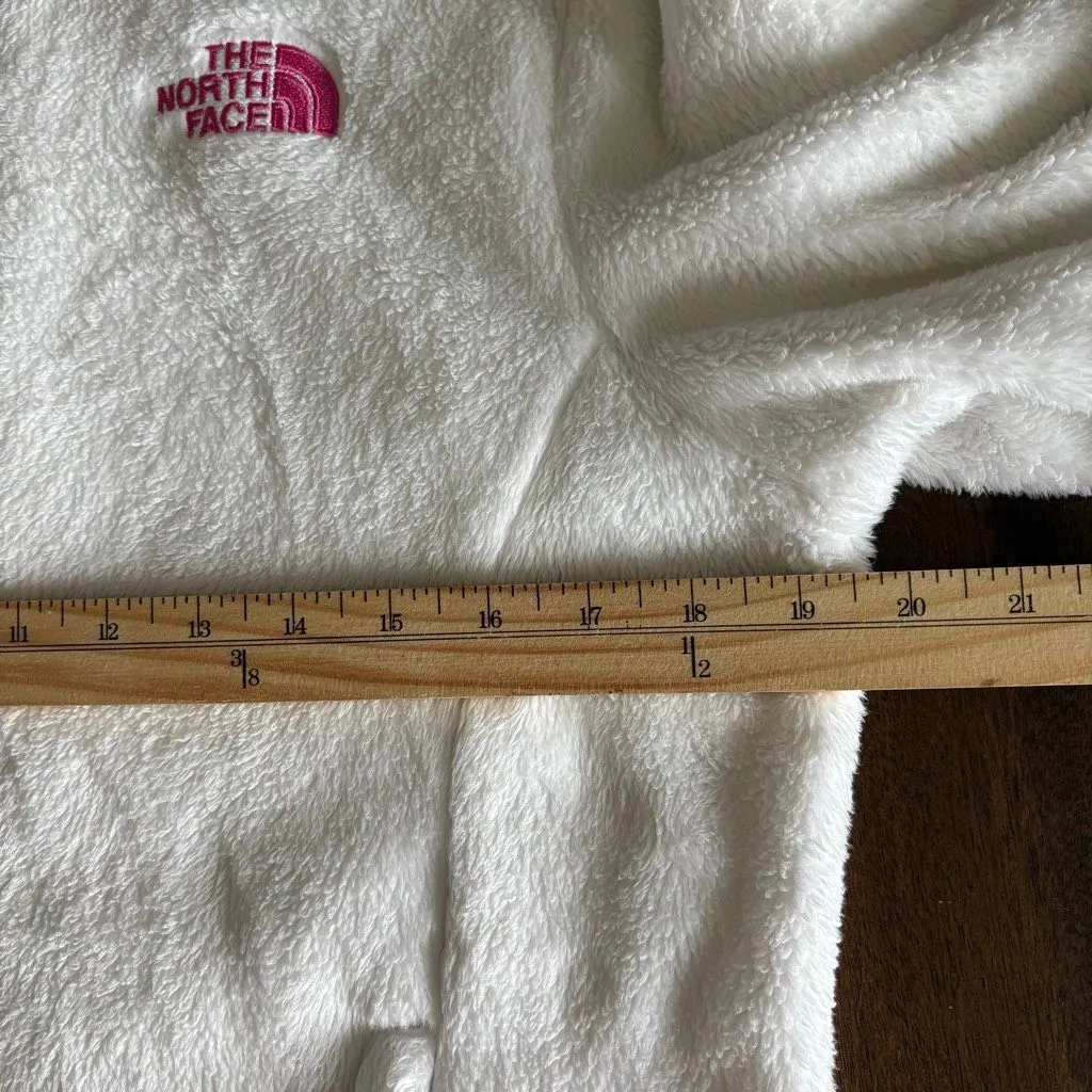 The North Face Osito Full Zip Womens Jacket Breast Cancer Awareness Size M White - Image 9